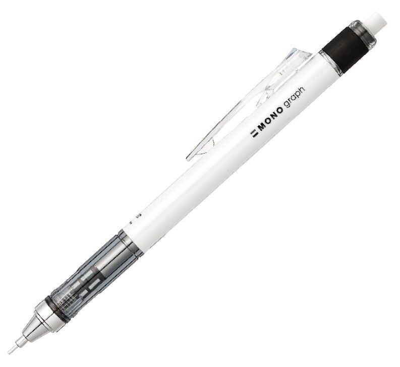 Tombow Mono Graph Mekanik Kurşun Kalem 0.7 Mm Beyaz