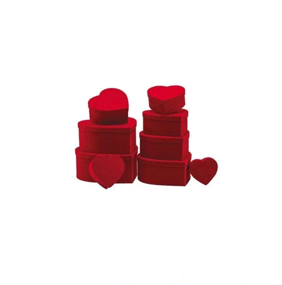 Gıpta Milla Burgundy Kalp Kutu No 02