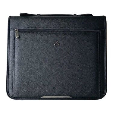 Önder Londra Saplı Fermuarlı Çanta Siyah