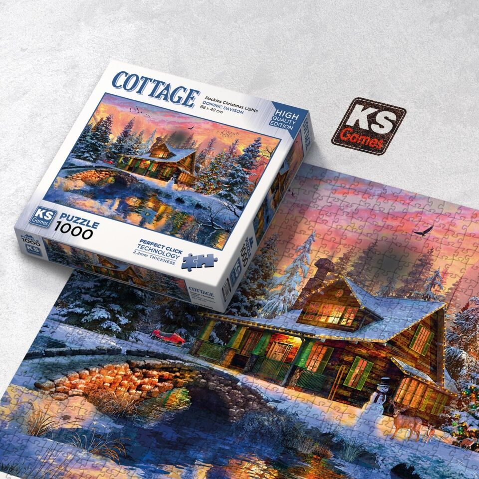 Ks Games Puzzle 1000 Parça Christmas Lights