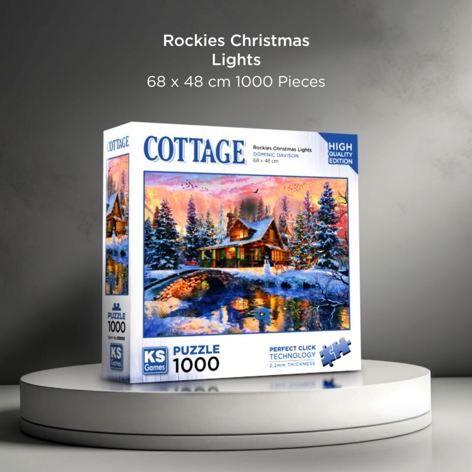 Ks Games Puzzle 1000 Parça Christmas Lights