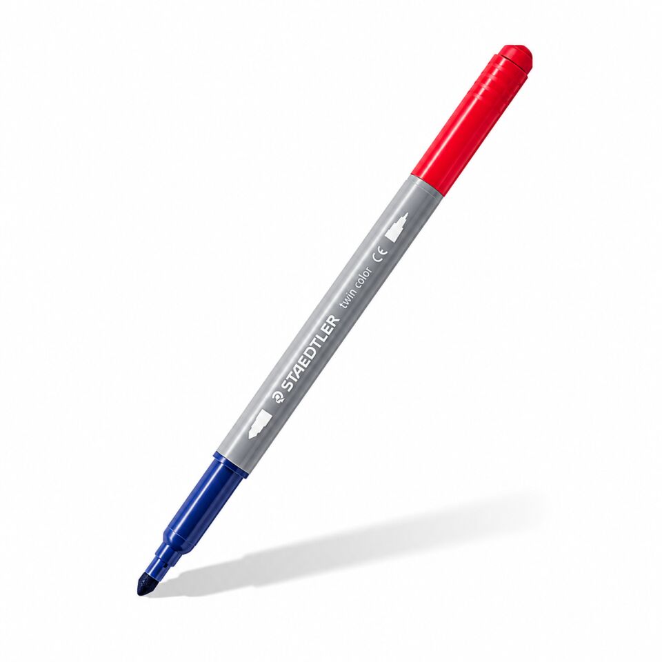 Staedtler 3280c6e2-2 Çift Taraflı Keçeli Kalem 1.0-3.0 Mm 6 Lı