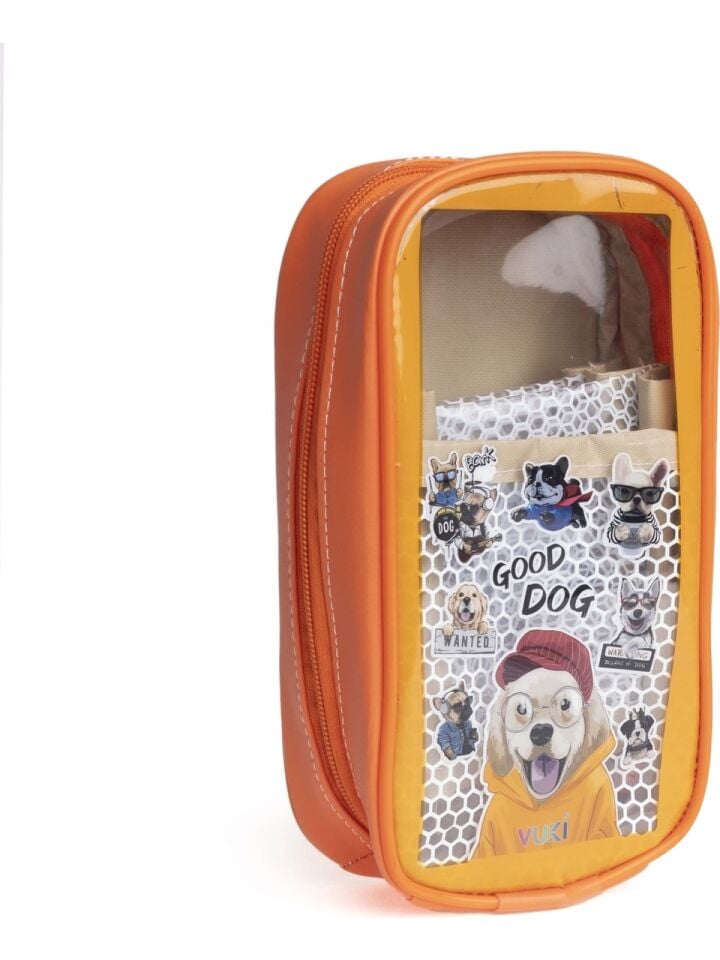Vuki Astarlı Büyük Boy Kalem Çantası Köpek