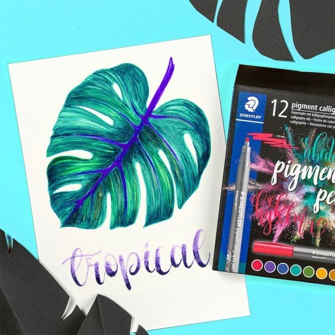 Staedtler 375 C12 Kaligrafi Uçlu Pigment Arts Kalem 12 Li