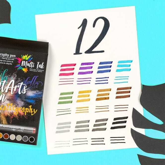 Staedtler 375 C12 Kaligrafi Uçlu Pigment Arts Kalem 12 Li