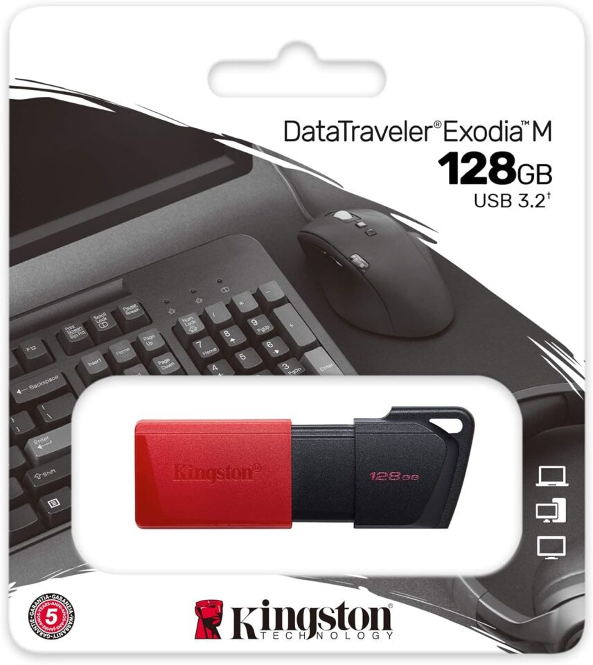 Kingston Dtx/128Gb 128 Gb Usb 3.2 Gen1 Data Traveler Exodia