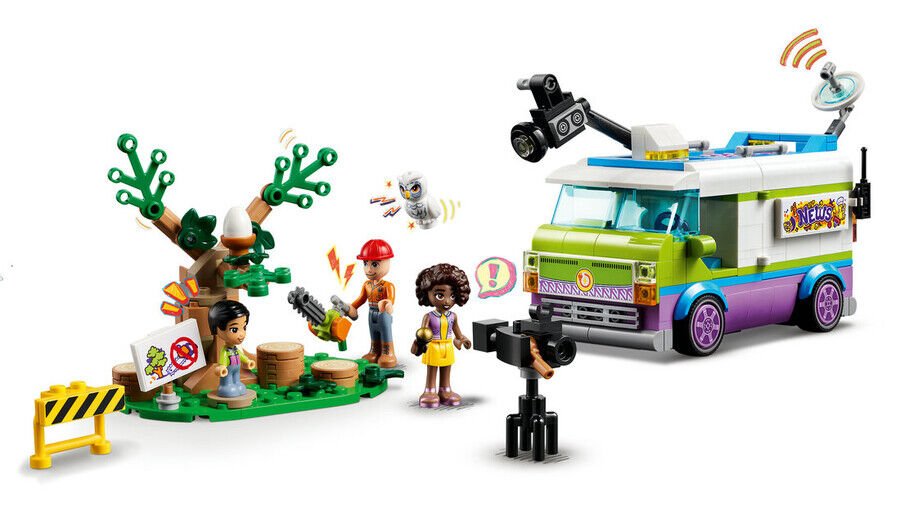 Lego Newsroom Van 