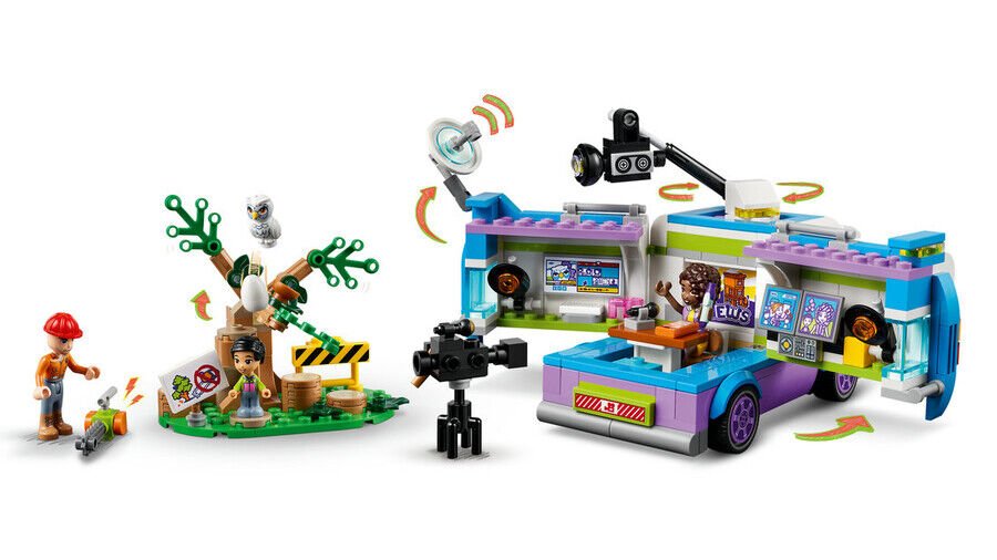 Lego Newsroom Van 