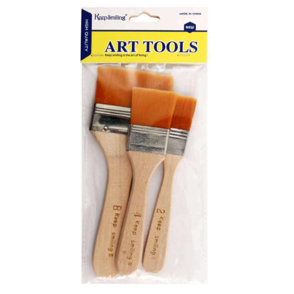 Güven Keep Smiling Zemin Fırça Seti 3 Lü Bs-248