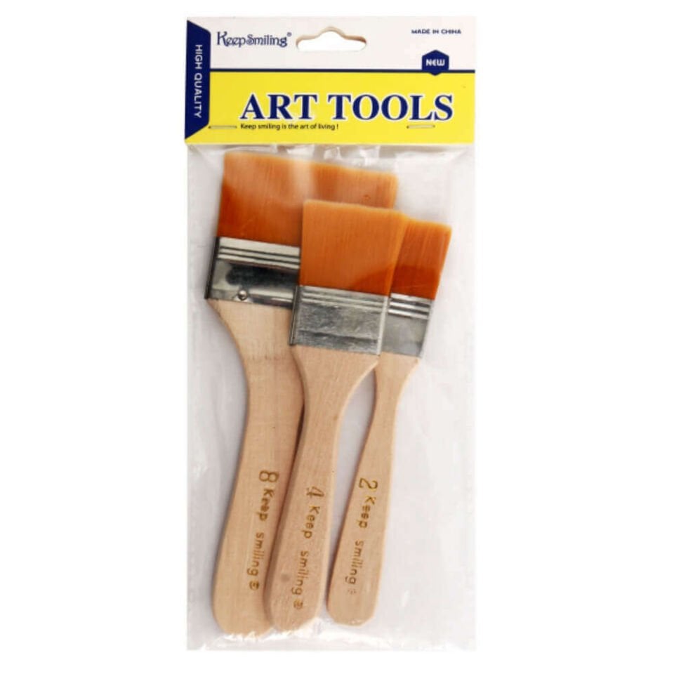 Güven Keep Smiling Zemin Fırça Seti 3 Lü Bs-248