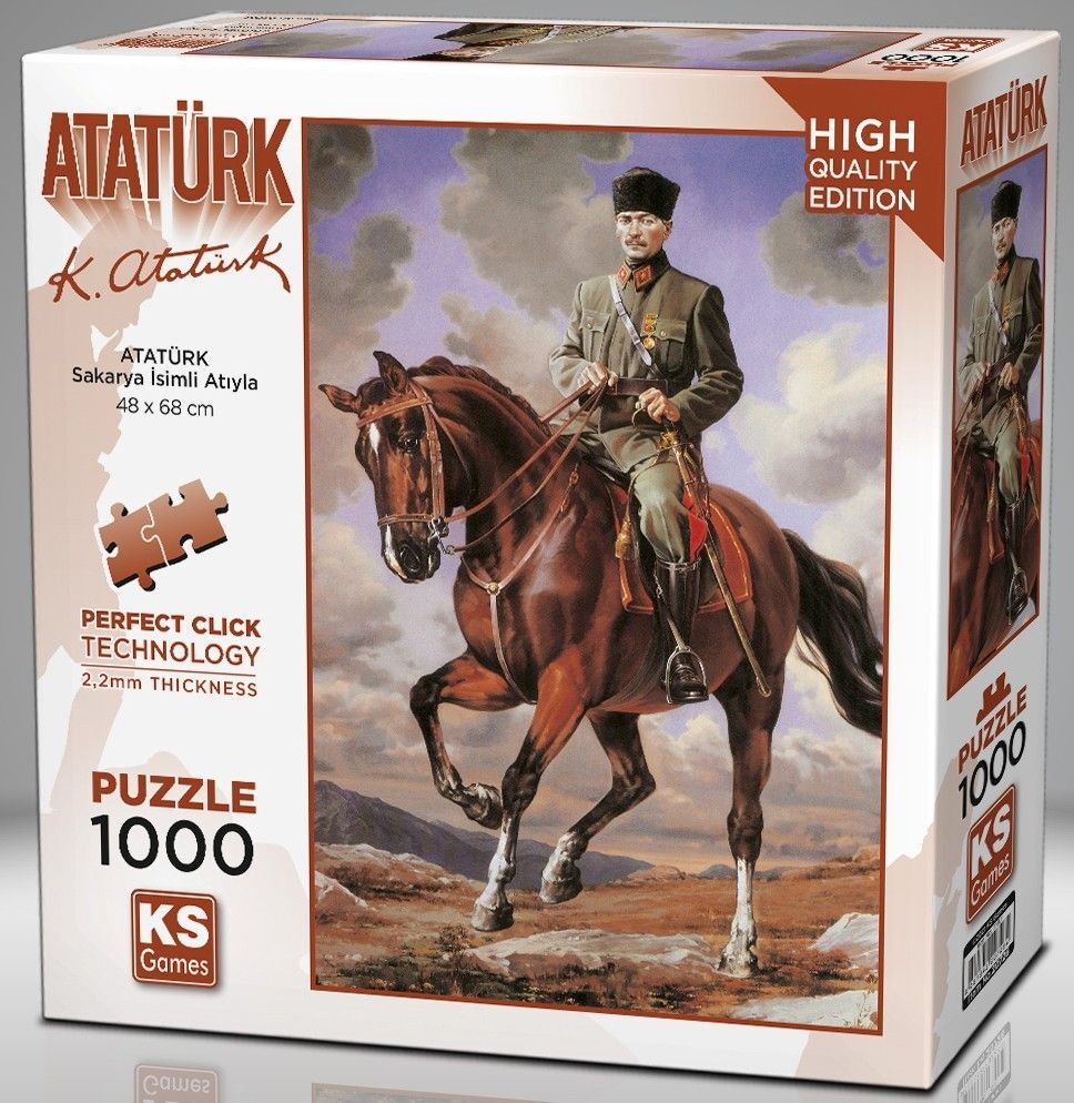 Ks Games Puzzle 1000 Parça Gazi Mustafa Kemal Sakarya Adı Atıyla