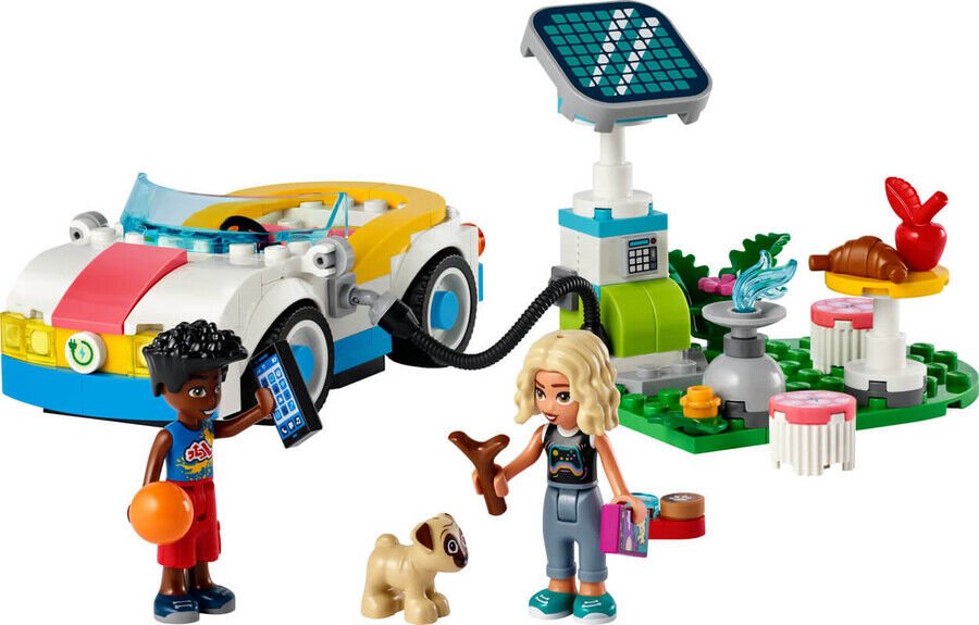 Lego Elektrikli Araba Ve Şarj İstasyonu 