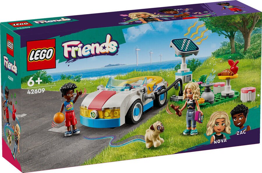 Lego Elektrikli Araba Ve Şarj İstasyonu 