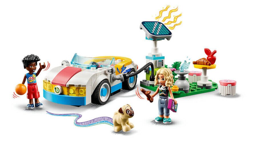 Lego Elektrikli Araba Ve Şarj İstasyonu 