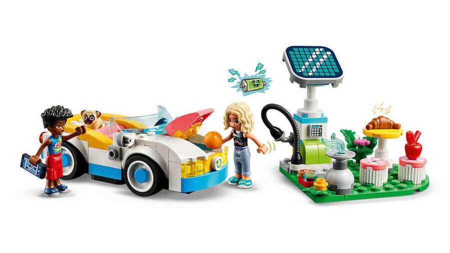 Lego Elektrikli Araba Ve Şarj İstasyonu 