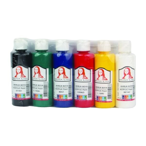 Mona Lisa Akrilik Boya 6x70 Ml Şişe