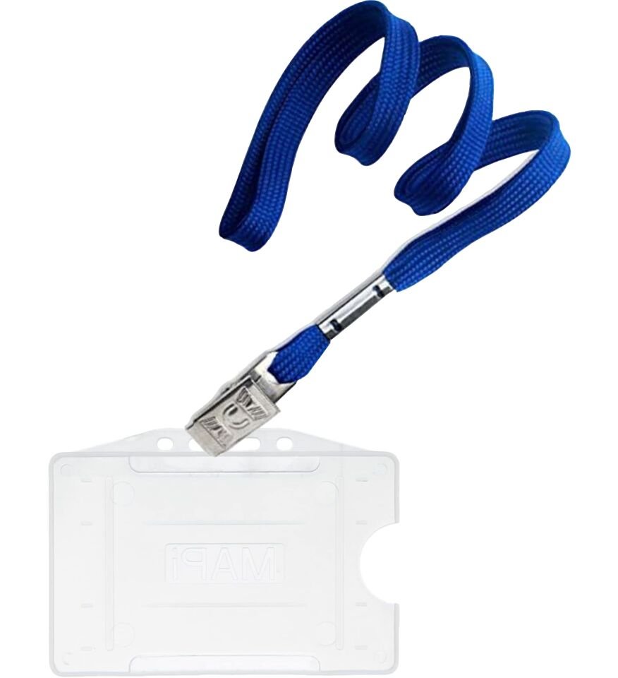 Mapi Pp Kart Kabı Yatay Şeffaf 1 Ad+ 1 Askı ipi