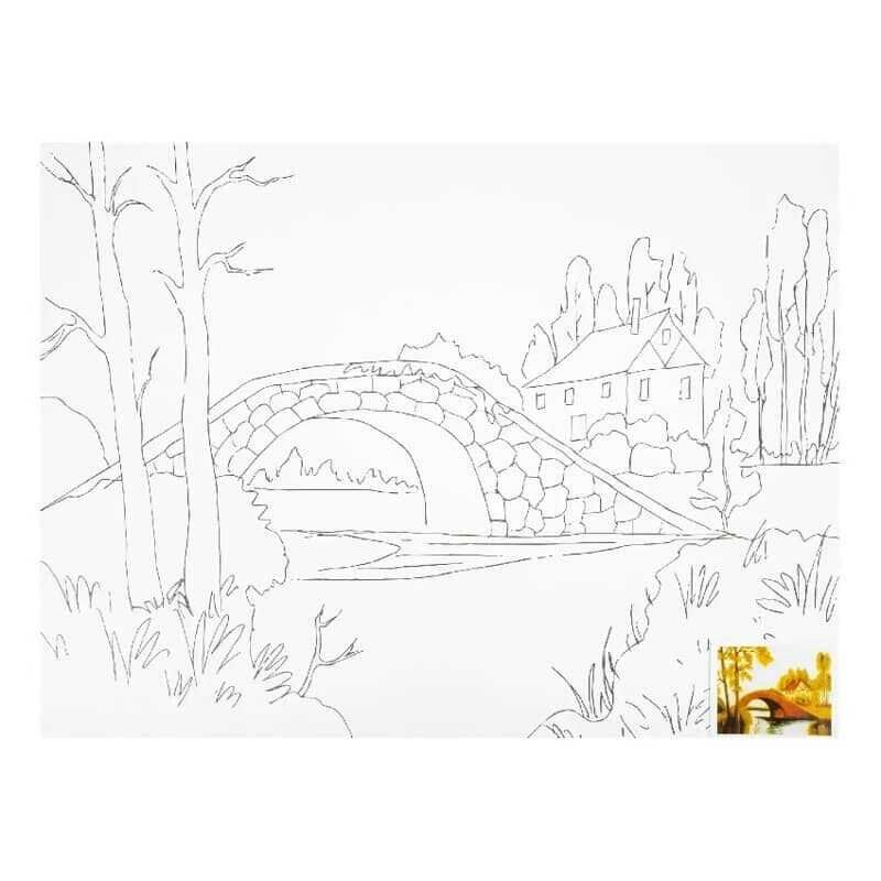 Güven Art St Petersburg Desenli Tuval 30x40 Cm Lighthouse