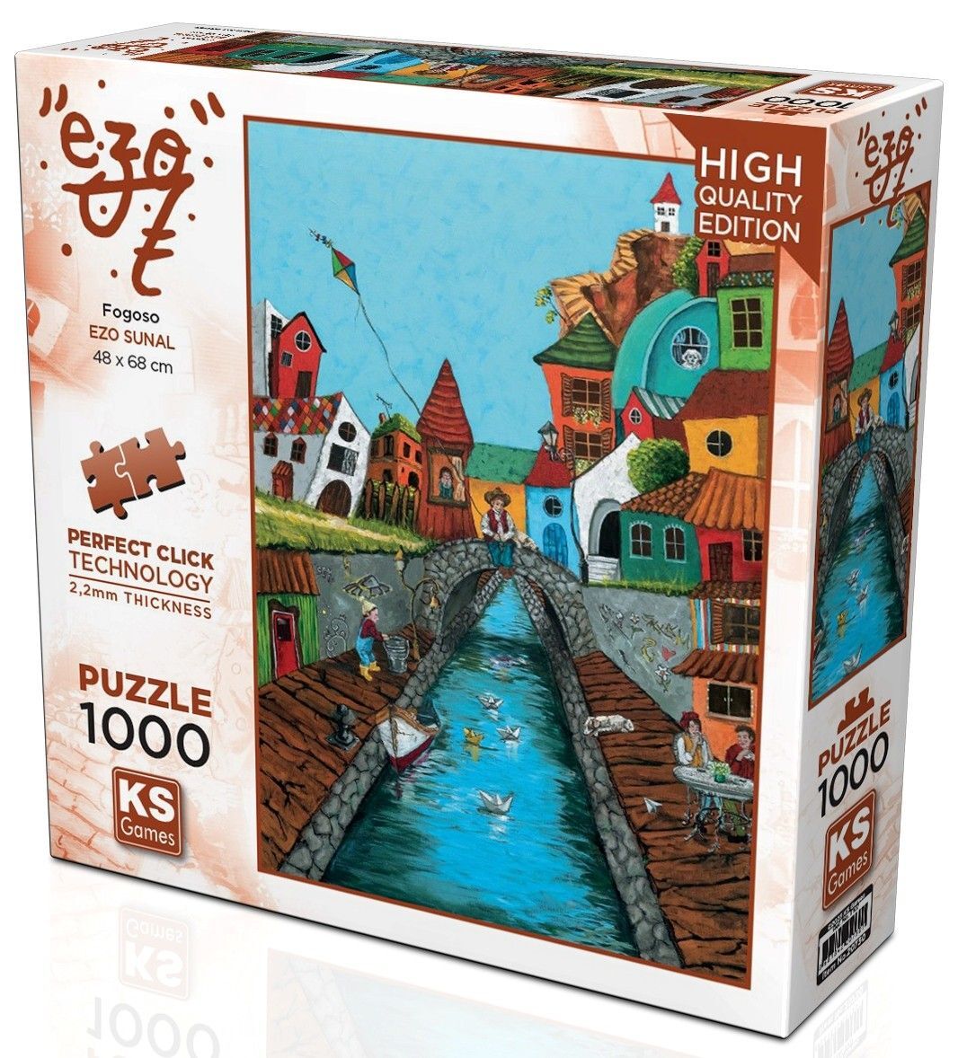 Ks Games Puzzle 1000 Parça Fogoso