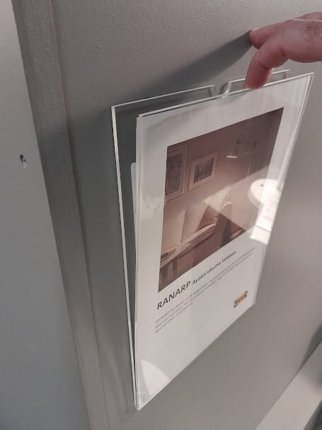 Sds Cep Tipi A4 Föylük Kapı Arkası