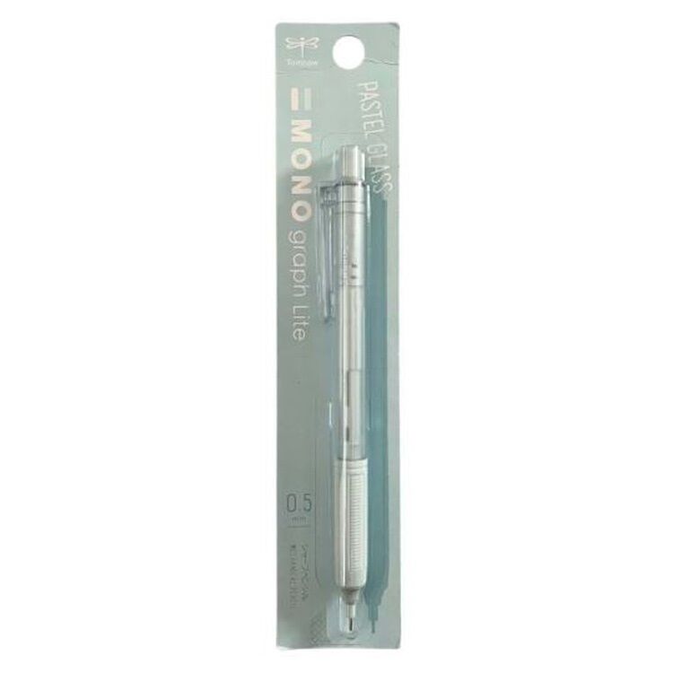 Tombow Mono Graph Lite Pastel Glass Mekanik Kurşun Kalem 0.5 Mm Cam Mavi