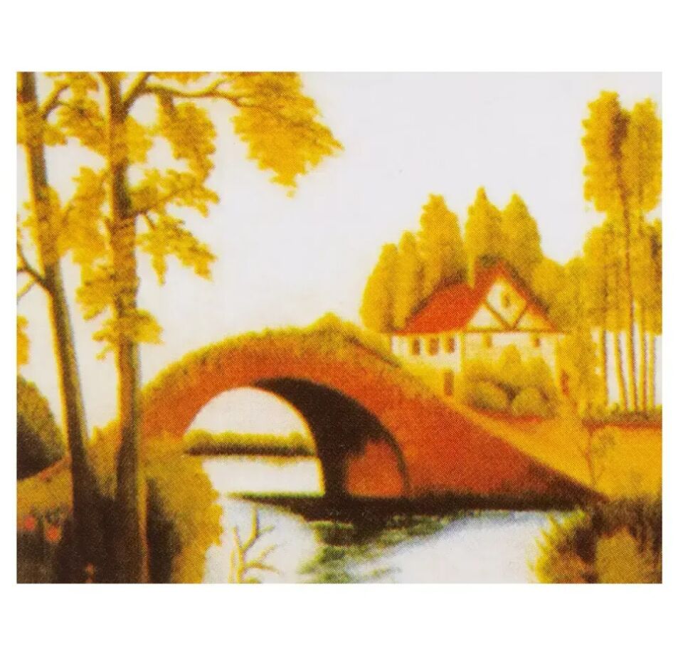 Güven Art St Petersburg Desenli Tuval 30x40 Cm Bridge