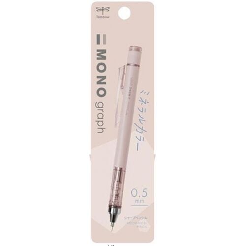 Tombow Mono Graph Lite Mineral Mekanik Kurşun Kalem 0.5 Mm Şeffaf Bej