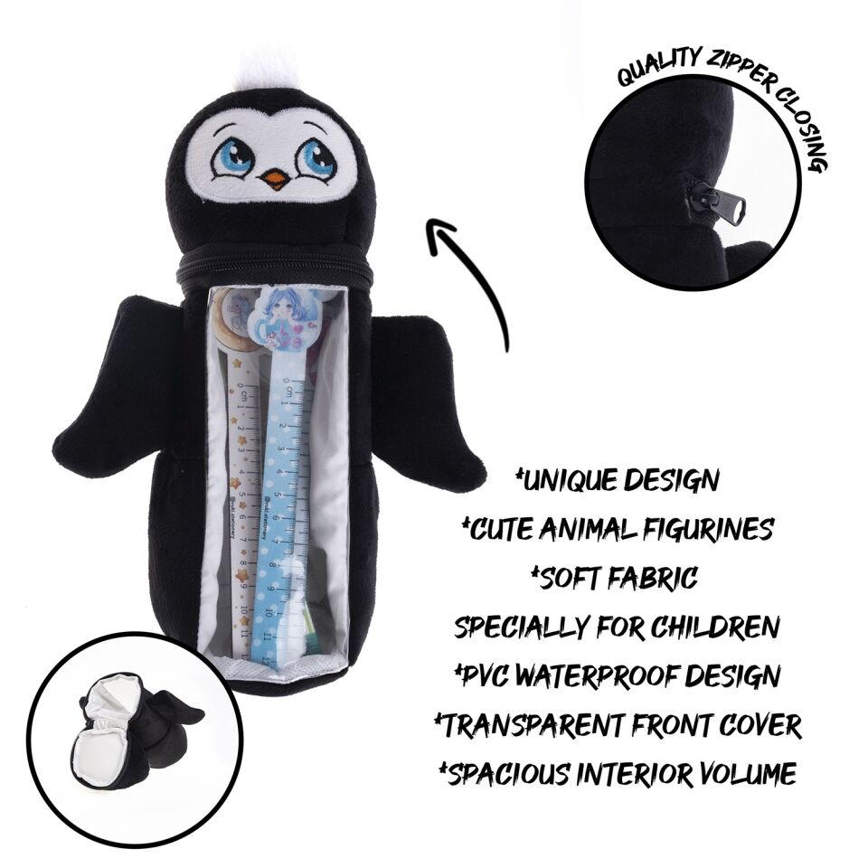 Vuki Peluş Penguen Kalemlik