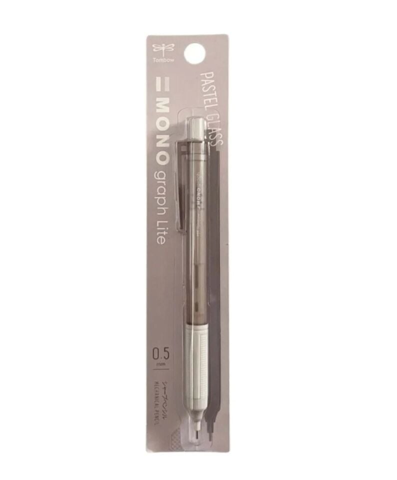 Tombow Mono Graph Lite Pastel Glass Mekanik Kurşun Kalem 0.5 Mm Cam Kahve