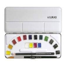 Lukas Studio Aquarell Set 16x1/2 tablet