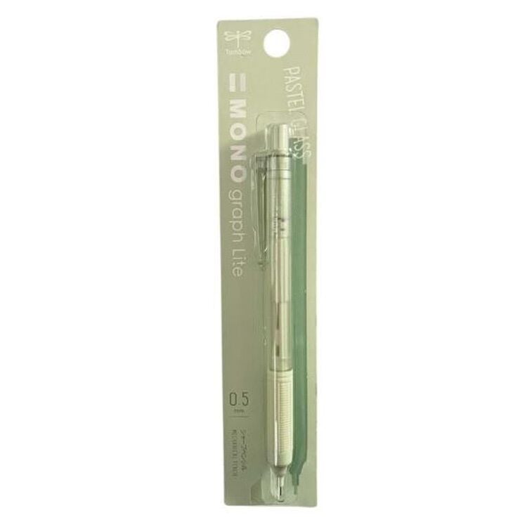Tombow Mono Graph Lite Pastel Glass Mekanik Kurşun Kalem 0.5 Mm Cam Yeşil