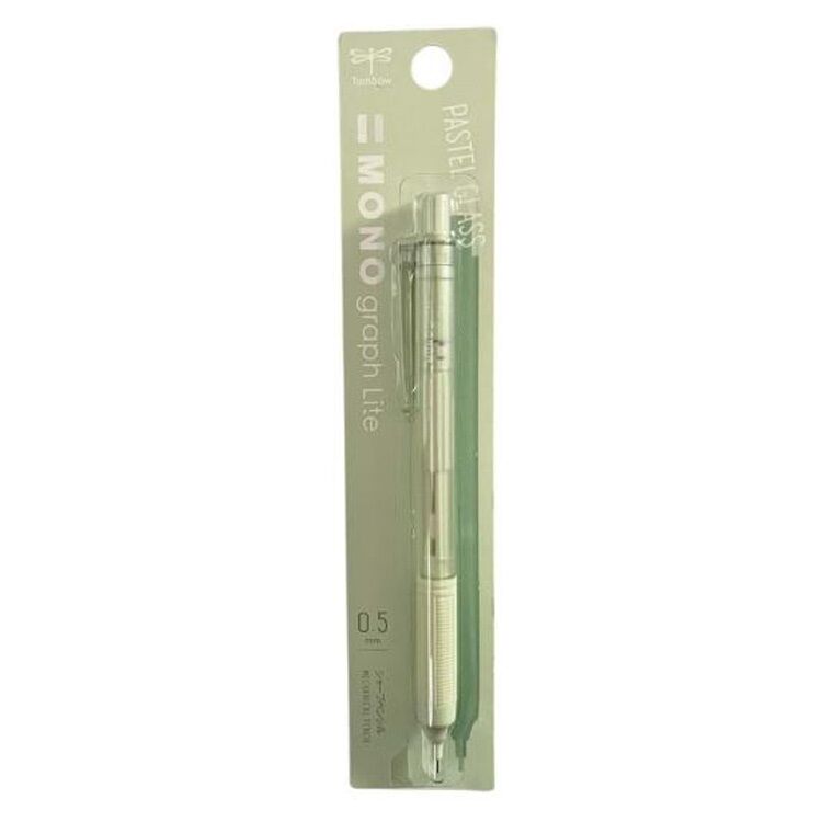 Tombow Mono Graph Lite Pastel Glass Mekanik Kurşun Kalem 0.5 Mm Cam Yeşil