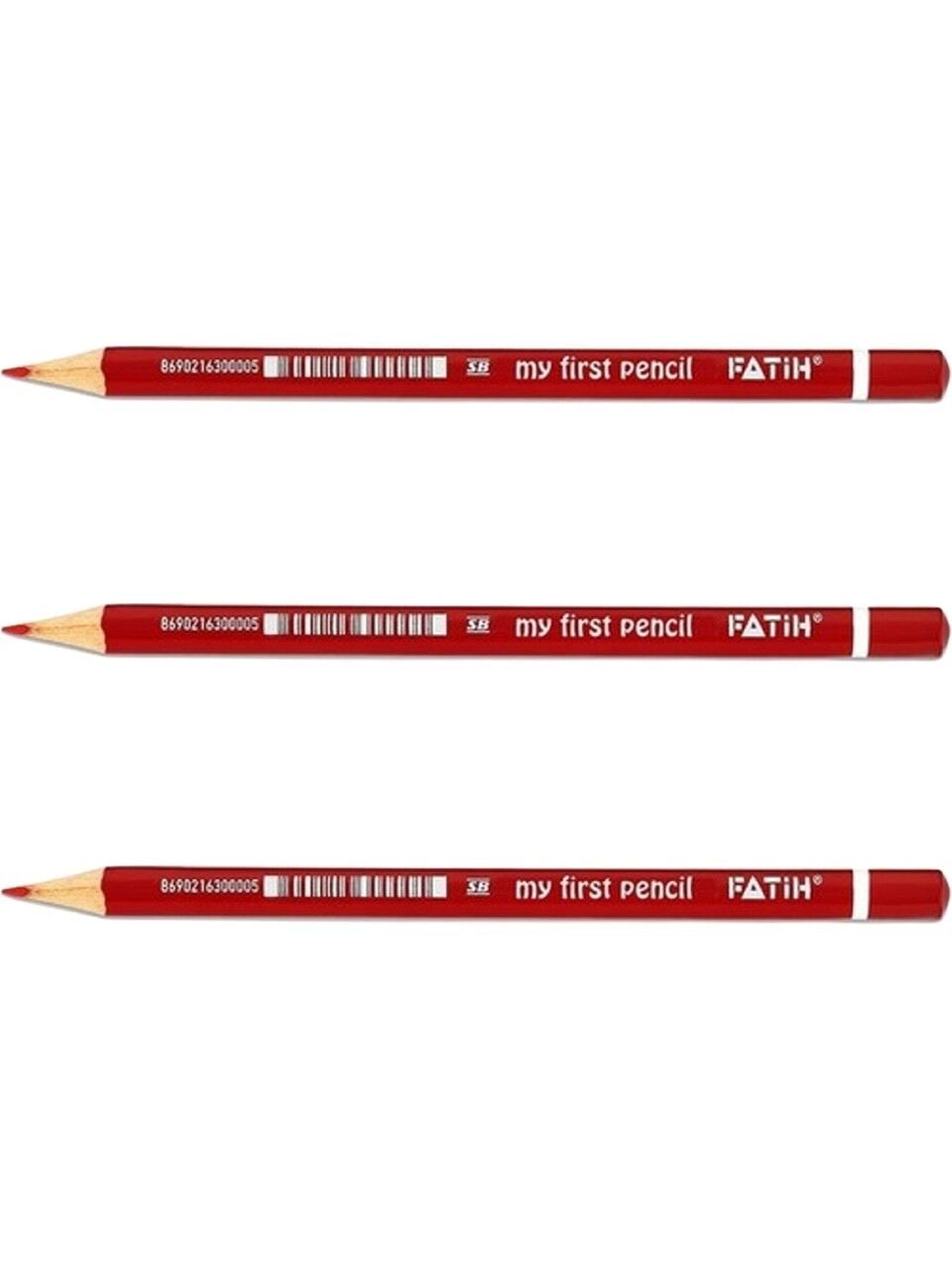 Fatih Jumbo Üçgen Başlangıç Kalemi Kırmızı