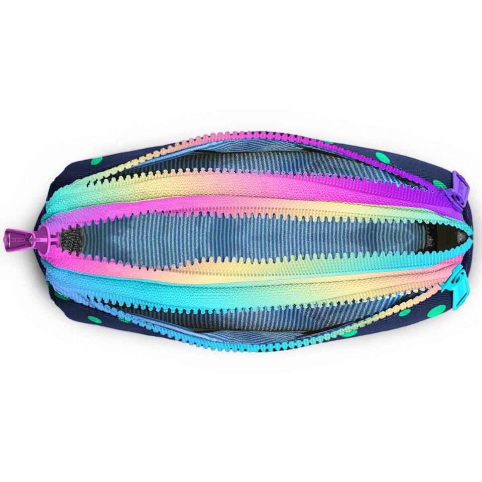 Yaygan Coral High Kalem Çanta  Üç Bölmeli 11172