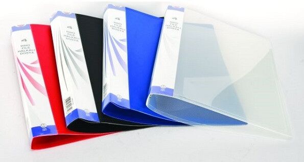 Noki 4 Halkalı Dosya Şeffaf