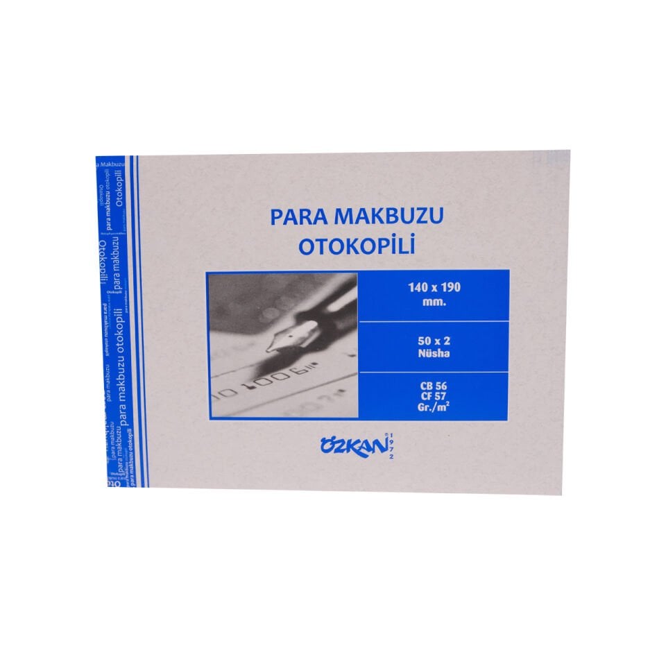 Özkan Para Makbuzu 50x2 Otokopili