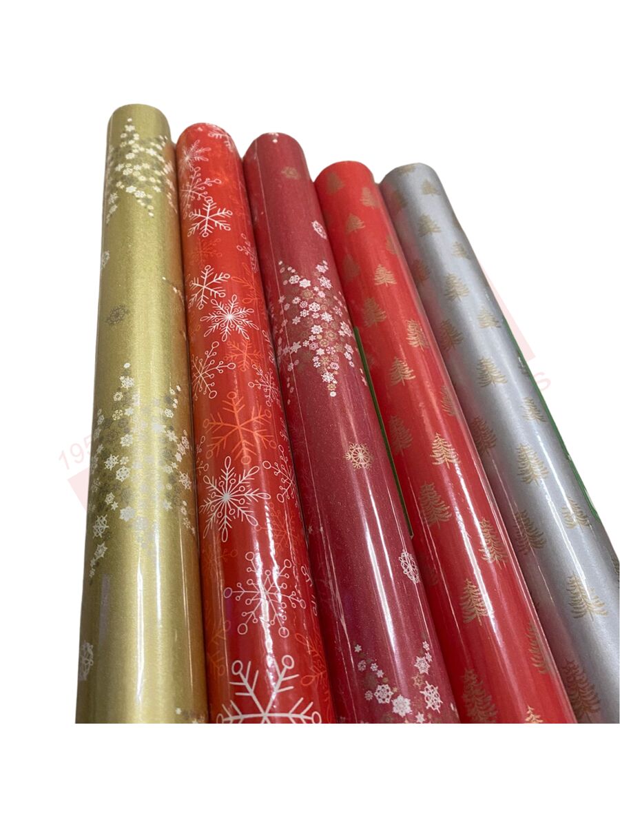 Keskin 70x200 Rex Tekli Rulo Ambalaj Kağıdı Ecocarta Buon Natale