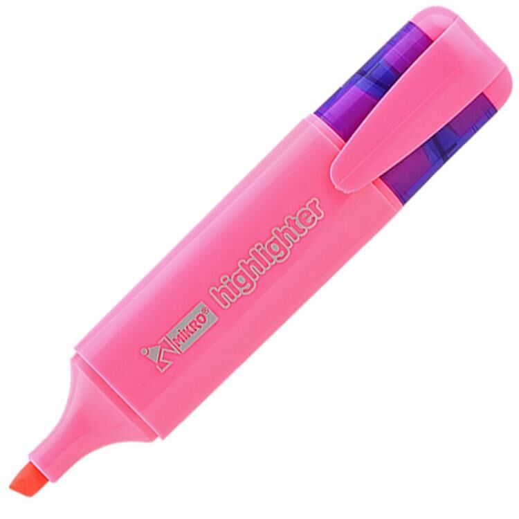 Mikro Mk-701P Fosforlu Kalem Pembe