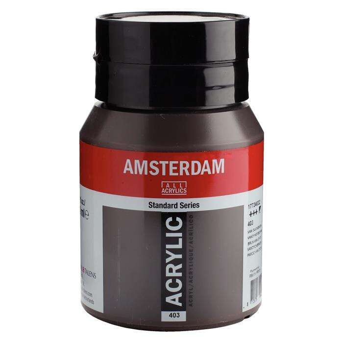 Amsterdam Standart Akrilik Boya 500 Ml Vandyke Brown