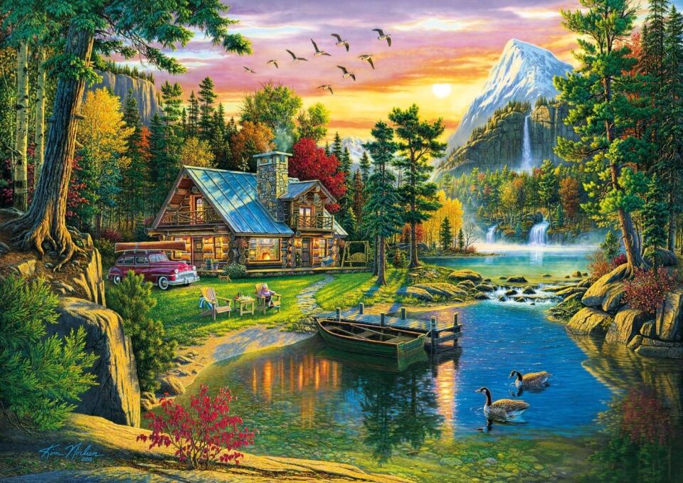 Ks Games Puzzle 1000 Mountain Paradise