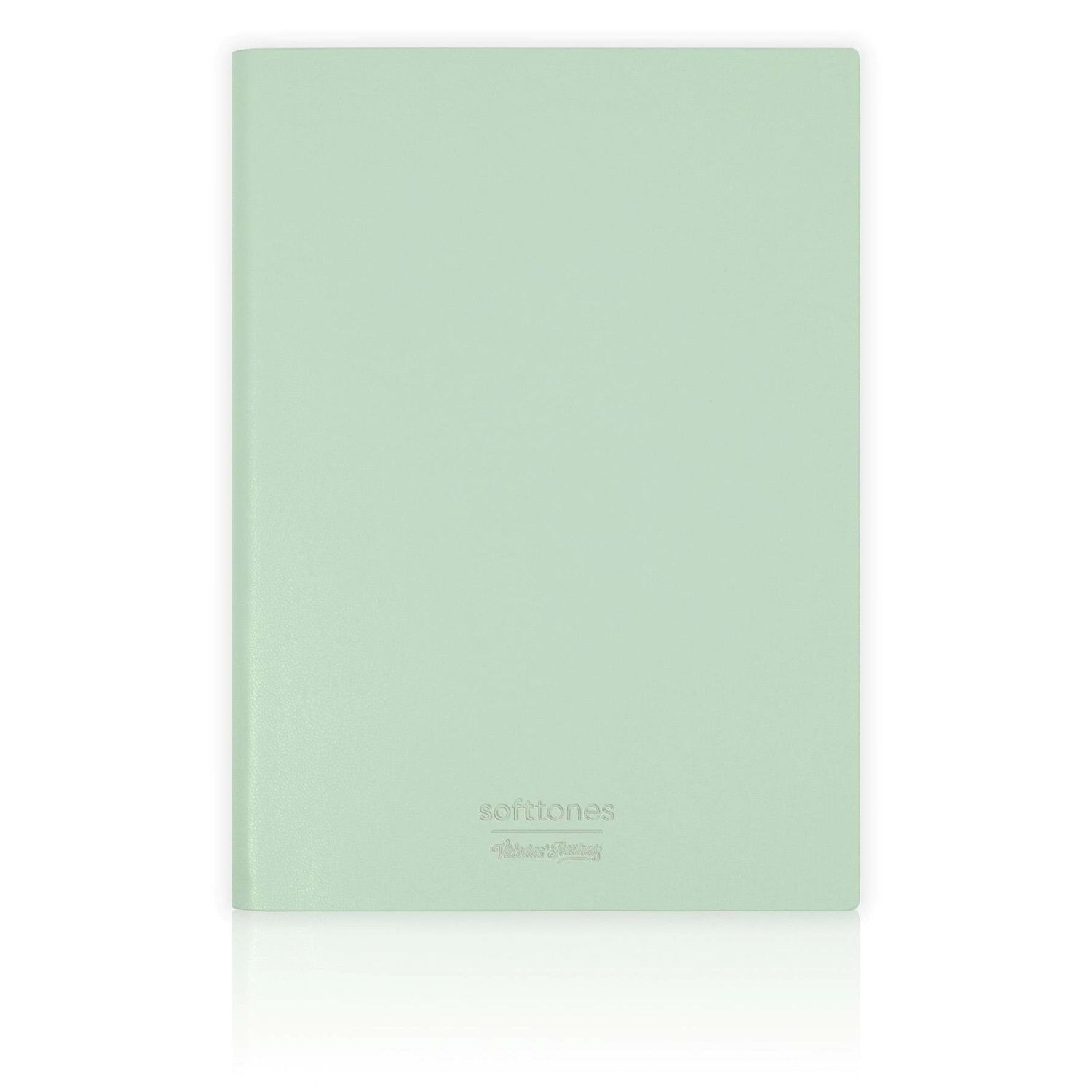Victoria'S Journals Softtons Esnek Kapak Defter A5 80 Gr Krem 128 Yaprak Noktalı Yeşil