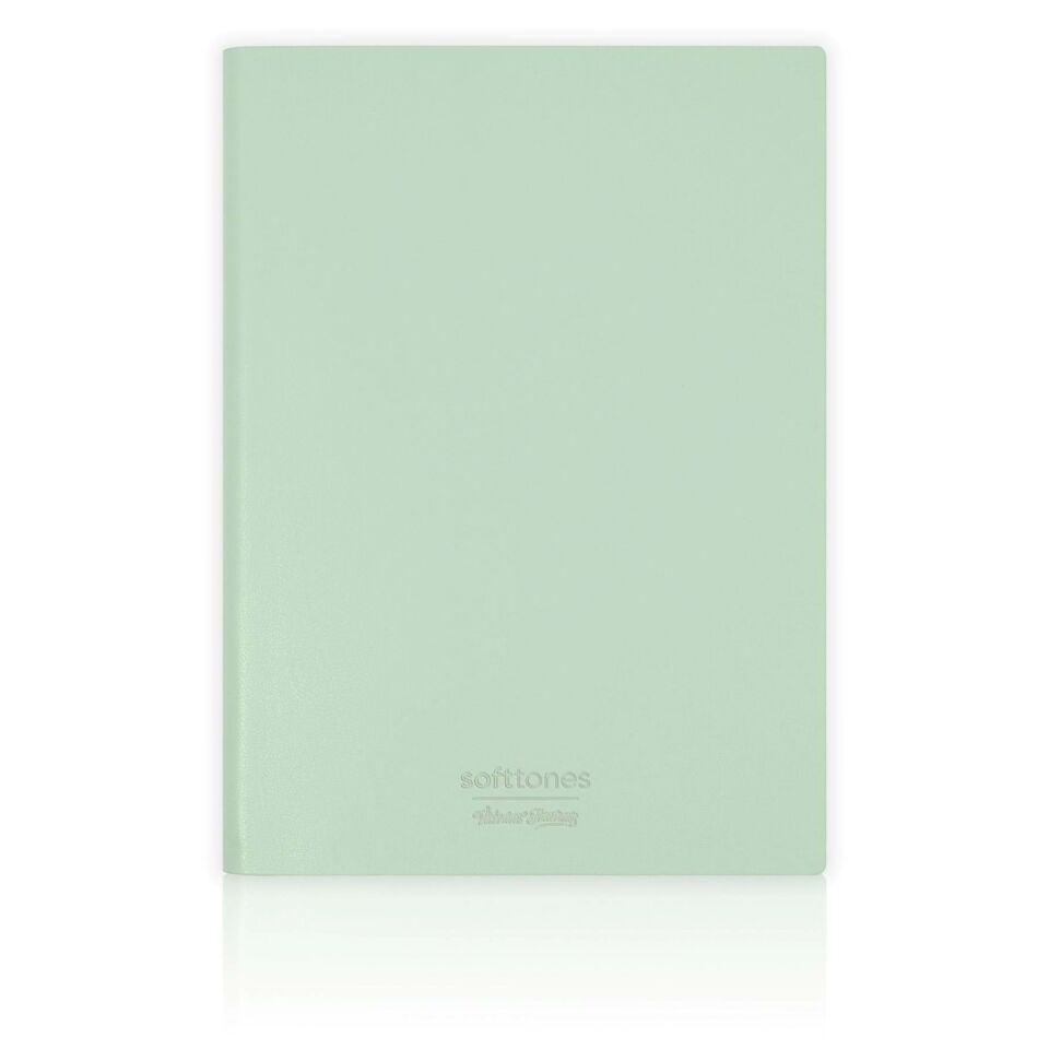 Victoria'S Journals Softtons Esnek Kapak Defter A5 80 Gr Krem 128 Yaprak Noktalı Yeşil
