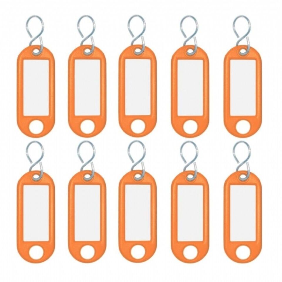 Güler Plastik Anahtarlık 100 Lü Pk Halkalı Turuncu