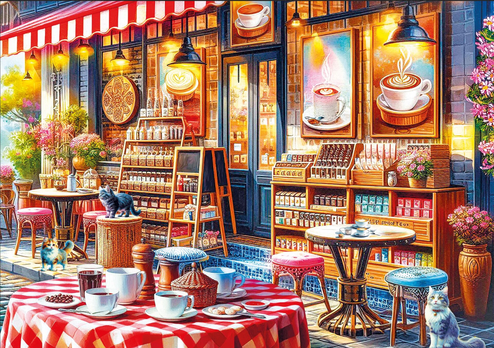 Ks Games Puzzle 1000 Kahve Coffee Store