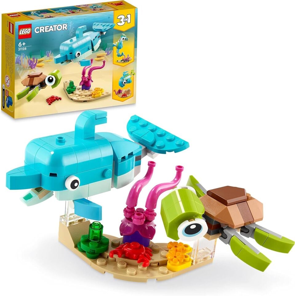 Lego Classic Dolphin And Turtle 