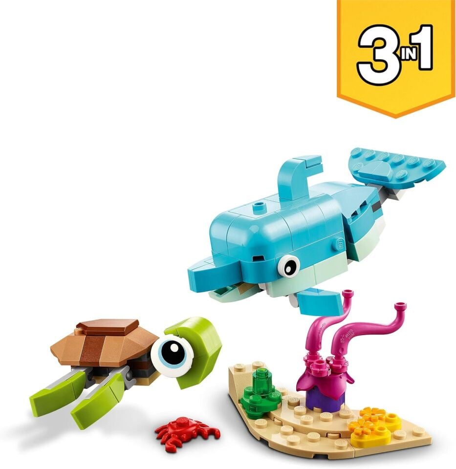 Lego Classic Dolphin And Turtle 