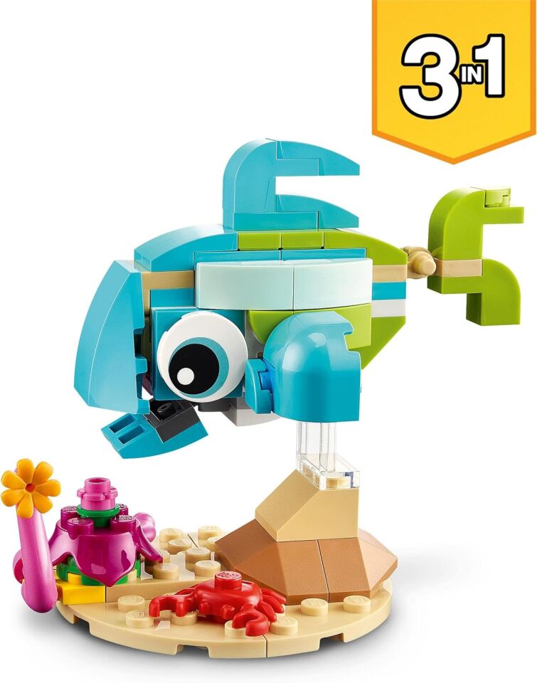 Lego Classic Dolphin And Turtle 
