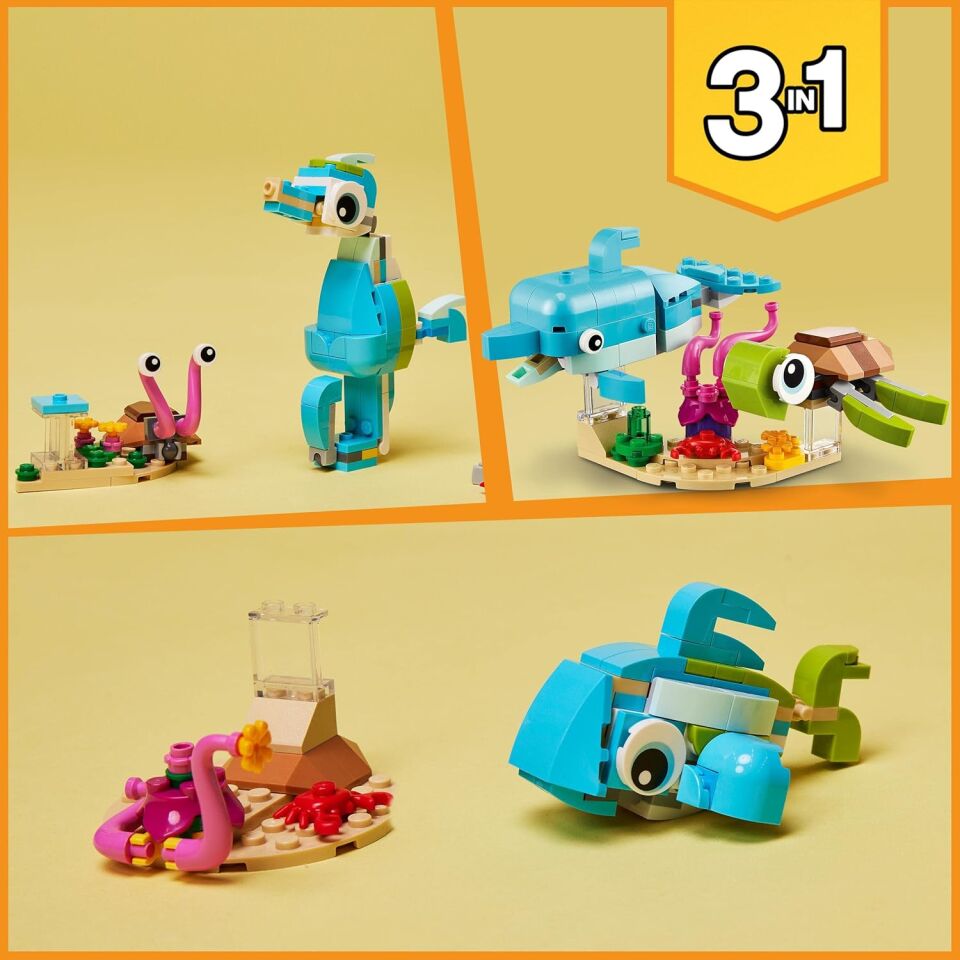 Lego Classic Dolphin And Turtle 