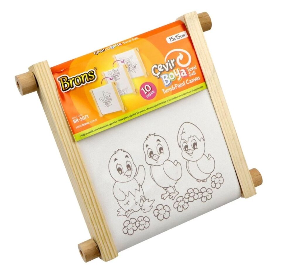 Brons Tuval Çevir Boya