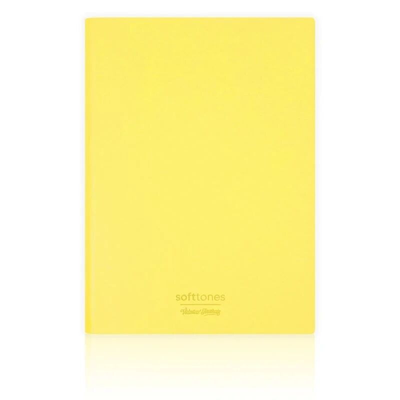 Victoria'S Journals Softtons Esnek Kapak Defter A5 80 Gr Krem 128 Yaprak Noktalı Sarı
